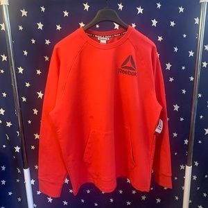 Reebok Men's And Big Men's Tech Terry Crewneck Sweater